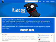 Tablet Screenshot of blackdogpodcast.com